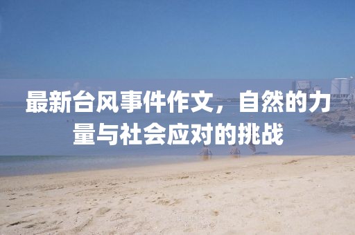 最新台风事件作文，自然的力量与社会应对的挑战