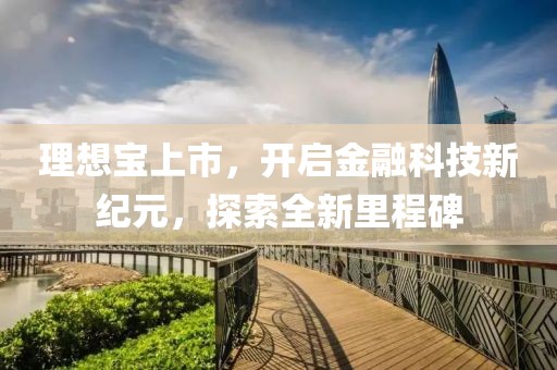 理想宝上市，开启金融科技新纪元，探索全新里程碑