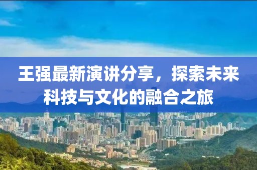 王强最新演讲分享，探索未来科技与文化的融合之旅