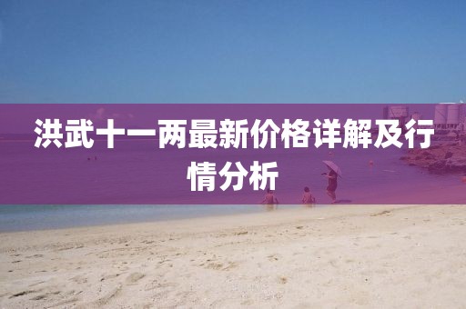 洪武十一两最新价格详解及行情分析