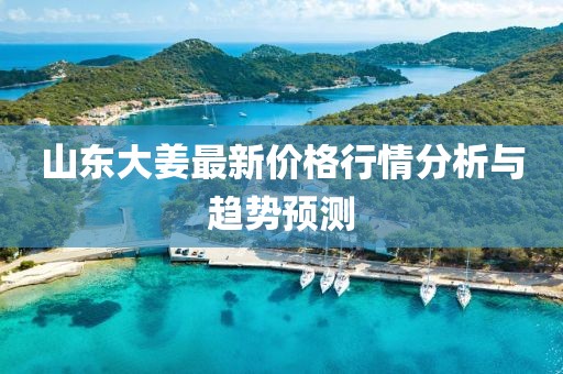 山东大姜最新价格行情分析与趋势预测