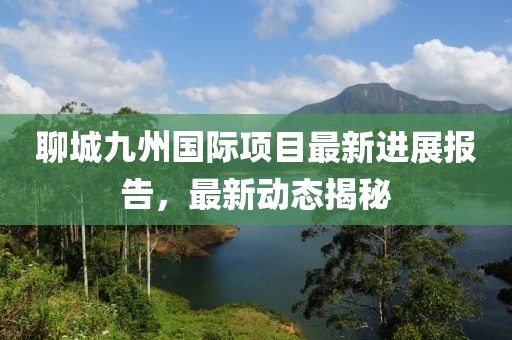 聊城九州国际项目最新进展报告，最新动态揭秘