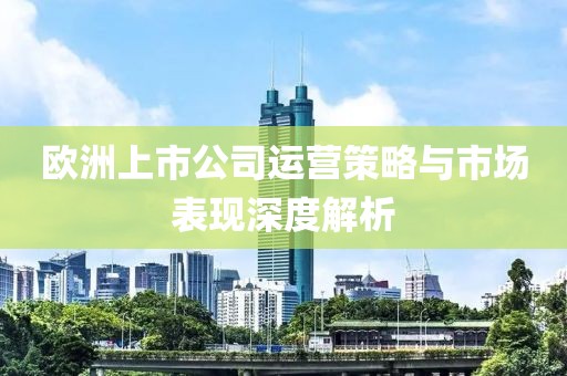 欧洲上市公司运营策略与市场表现深度解析
