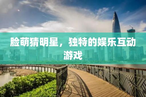 脸萌猜明星，独特的娱乐互动游戏