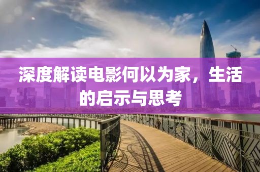 深度解读电影何以为家，生活的启示与思考