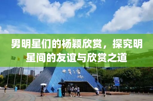 男明星们的杨颖欣赏，探究明星间的友谊与欣赏之道