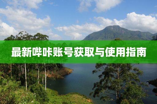 最新哔咔账号