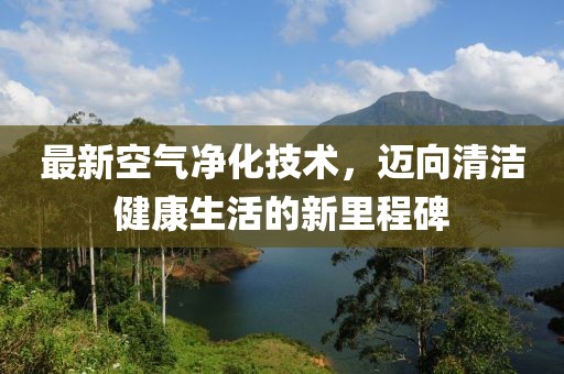 最新空气净化技术，迈向清洁健康生活的新里程碑