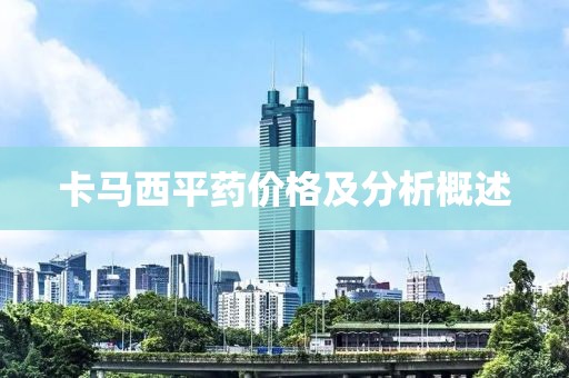 卡马西平药价格及分析概述