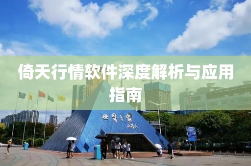 倚天行情软件深度解析与应用指南