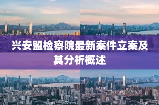 兴安盟检察院最新案件立案及其分析概述