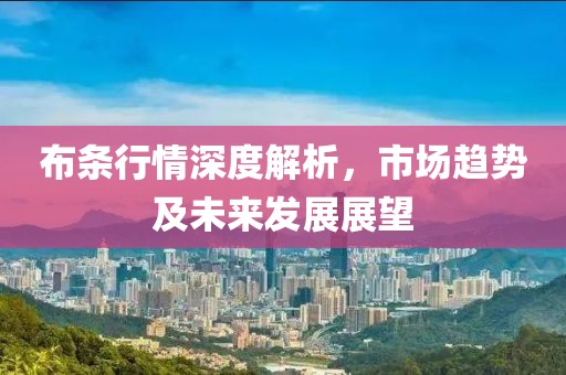 布条行情深度解析，市场趋势及未来发展展望