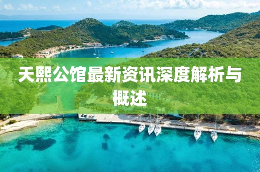 天熙公馆最新资讯深度解析与概述