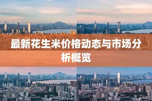 最新花生米价格动态与市场分析概览