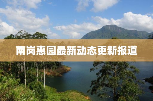 南岗惠园最新动态更新报道