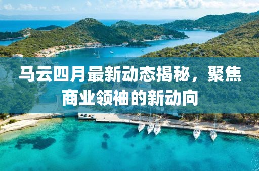 马云四月最新动态揭秘，聚焦商业领袖的新动向