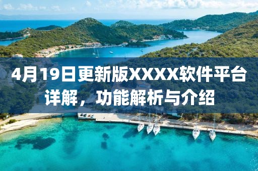 4月19日更新版XXXX软件平台详解，功能解析与介绍