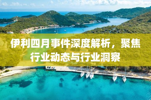 伊利四月事件深度解析，聚焦行业动态与行业洞察