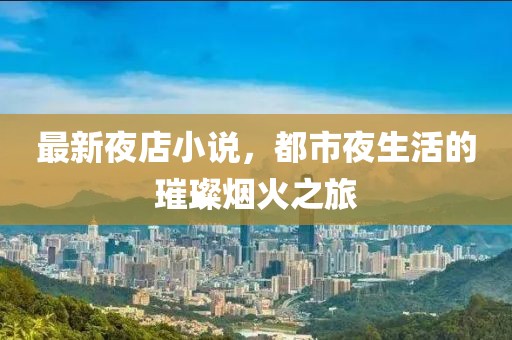 最新夜店小说