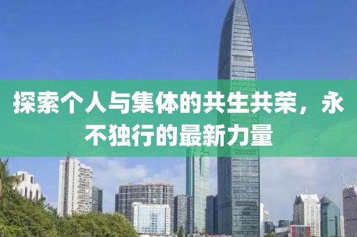 永不独行最新