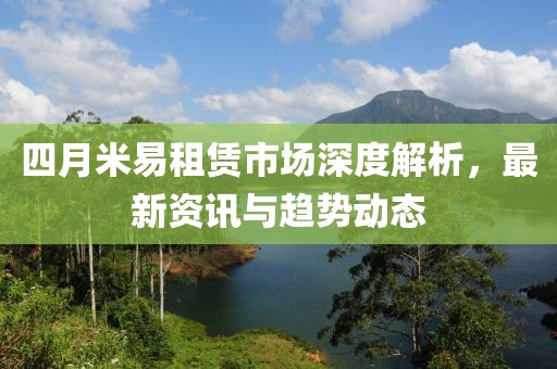 四月米易租赁市场深度解析，最新资讯与趋势动态