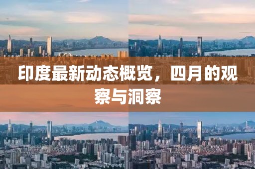 印度最新动态概览，四月的观察与洞察