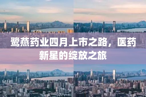 鹭燕药业四月上市之路，医药新星的绽放之旅