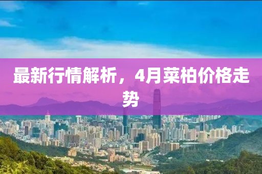 最新行情解析，4月菜柏价格走势