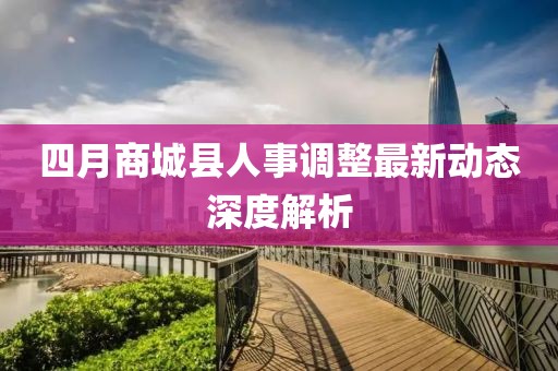 四月商城县人事调整最新动态深度解析