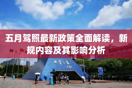 五月驾照最新政策全面解读，新规内容及其影响分析