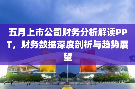 五月上市公司财务分析解读PPT，财务数据深度剖析与趋势展望