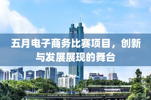 五月电子商务比赛项目，创新与发展展现的舞台