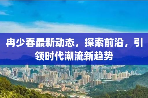 冉少春最新