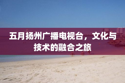 五月扬州广播电视台，文化与技术的融合之旅