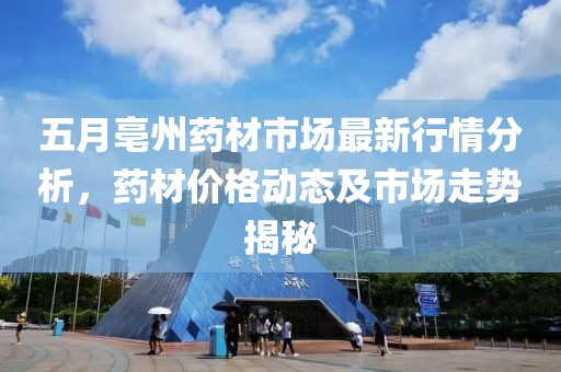 五月亳州药材市场最新行情分析，药材价格动态及市场走势揭秘