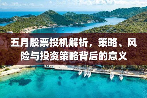 五月股票投机解析，策略、风险与投资策略背后的意义
