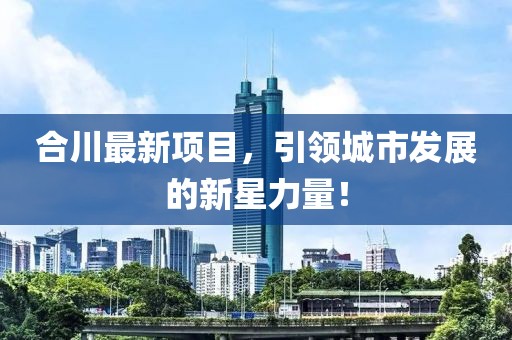 合川最新项目