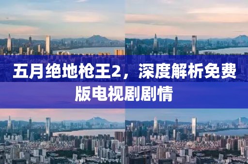 五月绝地枪王2，深度解析免费版电视剧剧情