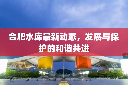 合肥水库最新