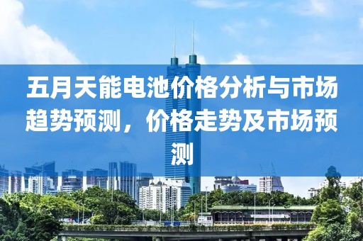 五月天能电池价格分析与市场趋势预测，价格走势及市场预测