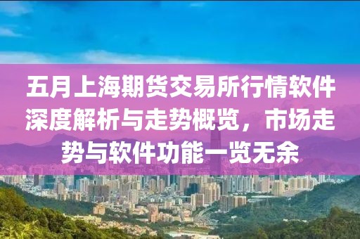 五月上海期货交易所行情软件深度解析与走势概览，市场走势与软件功能一览无余