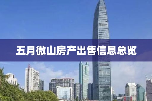 五月微山房产出售信息总览