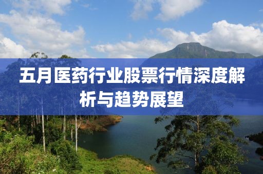 五月医药行业股票行情深度解析与趋势展望