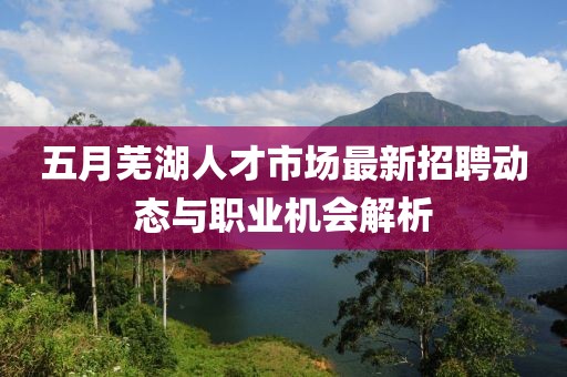 五月芜湖人才市场最新招聘动态与职业机会解析