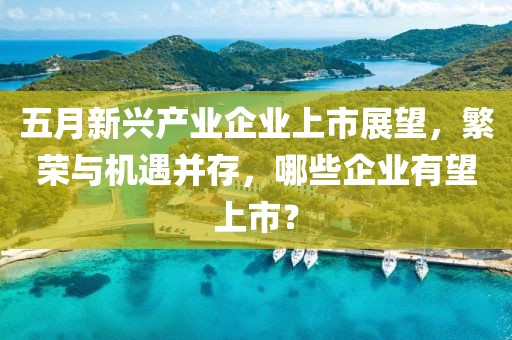 五月新兴产业企业上市展望，繁荣与机遇并存，哪些企业有望上市？