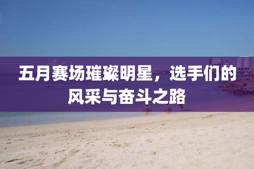 五月赛场璀璨明星，选手们的风采与奋斗之路