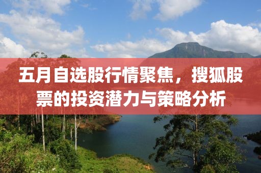 五月自选股行情聚焦，搜狐股票的投资潜力与策略分析