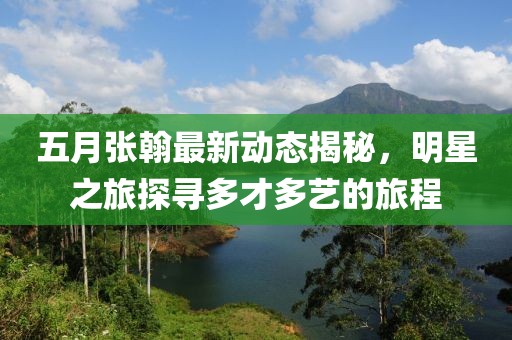 五月张翰最新动态揭秘，明星之旅探寻多才多艺的旅程
