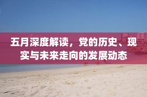 五月深度解读，党的历史、现实与未来走向的发展动态