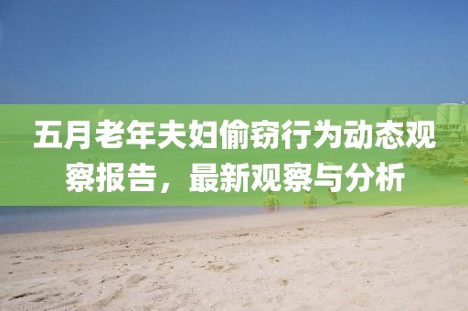 五月老年夫妇偷窃行为动态观察报告，最新观察与分析